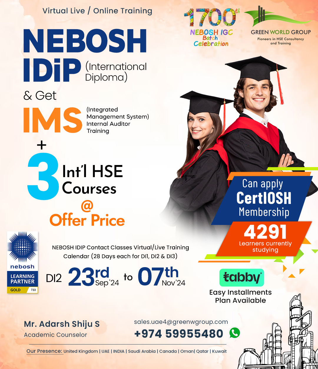 Make a Splash in Your Career: Learn Nebosh I Dip in Qatar!